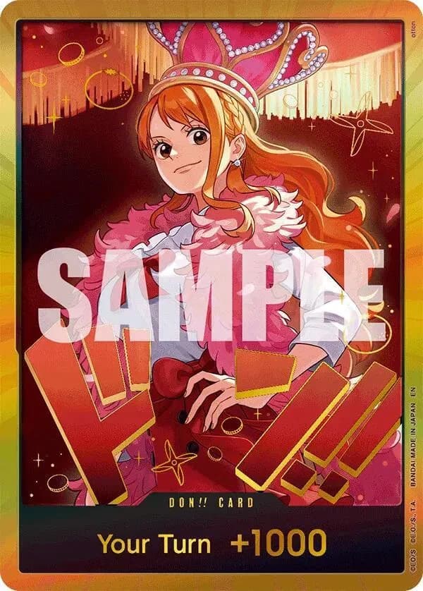 DON!! Card (Nami) (Gold) - Extra Booster: One Piece Heroine's Edition - Foil - card