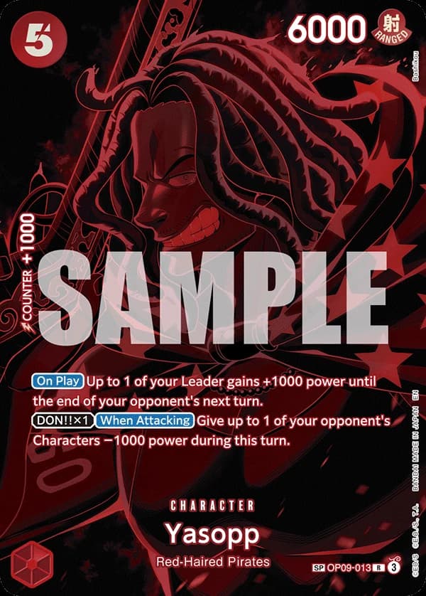 Yasopp (SP) - Legacy of the Master - OP09-013 - Foil - card