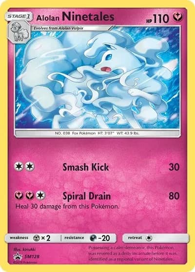 Alolan Ninetales - Sun & Moon Promo - SM128 - Holofoil - card
