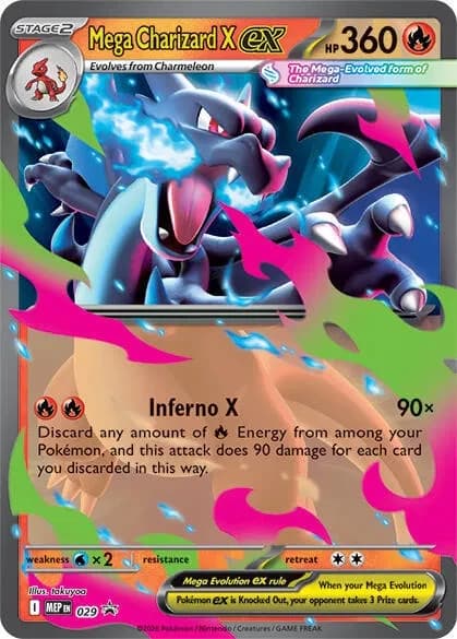 Mega Charizard X ex - Mega Evolution Promos - 029 - Holofoil - card