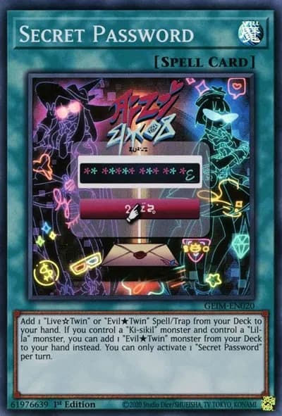 Secret Password - Genesis Impact - GEIM-EN020 - 1st Edition - card