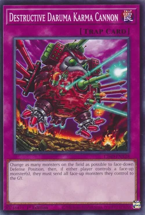 Destructive Daruma Karma Cannon - Legendary Modern Decks 2026 - L26D-ENX28 - 1st Edition - card