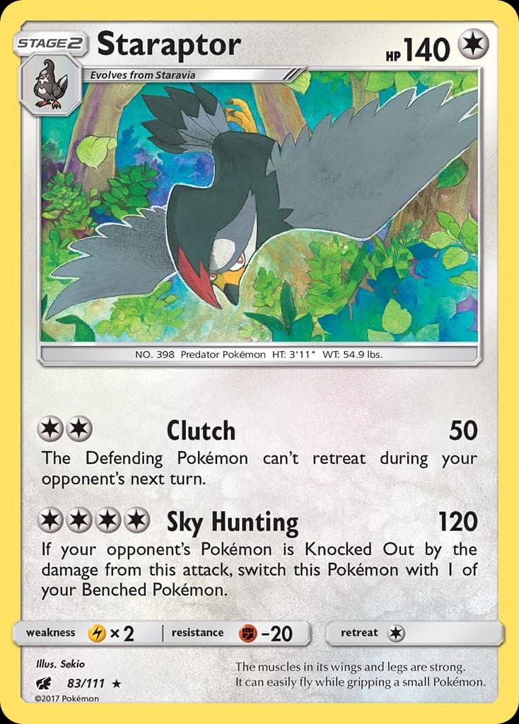 Staraptor - Crimson Invasion - 83/111 - card