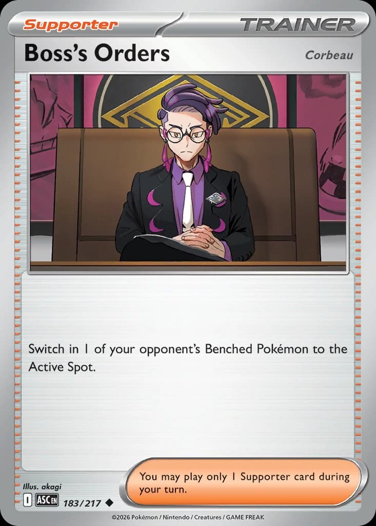 Boss's Orders [Corbeau] - Ascended Heroes - 183/217 - card