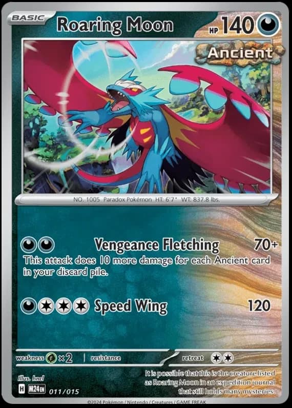 Roaring Moon - McDonald's Promos 2024 - 011/015 - Holofoil - card