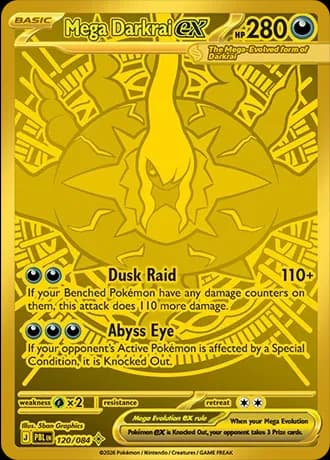 Mega Darkrai ex - Pitch Black - 120/084 - Holofoil - card