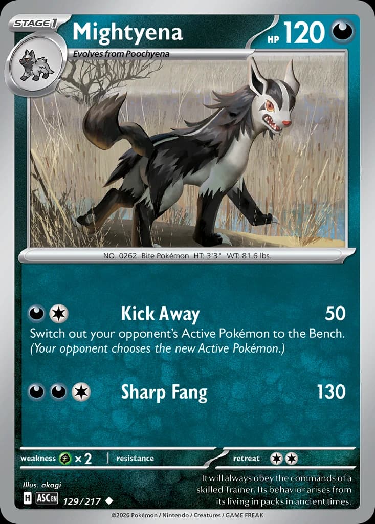 Mightyena - Ascended Heroes - 129/217 - card