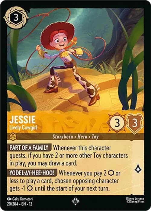 Jessie - Lively Cowgirl - Wilds Unknown - 20/204 - card