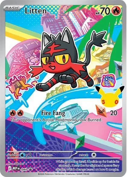 Litten - Mega Evolution Promos - 044 - Holofoil - card