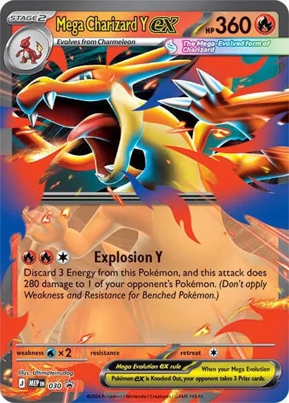 Mega Charizard Y ex - Mega Evolution Promos - 030 - Holofoil - card
