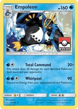 Empoleon (League Promo) - League & Championship Cards - 034/156 - Reverse Holofoil - card