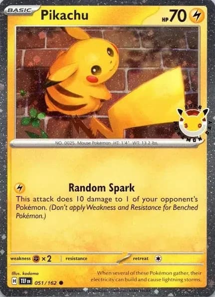 Pikachu (Pokemon Day 2026) - Miscellaneous Cards & Products - 051/162 - Holofoil - card