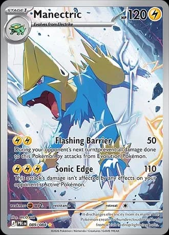 Manectric - Pitch Black - 089/084 - Holofoil - card