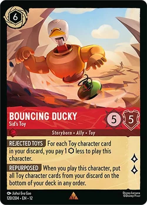 Bouncing Ducky - Sid's Toy - Wilds Unknown - 120/204 - card