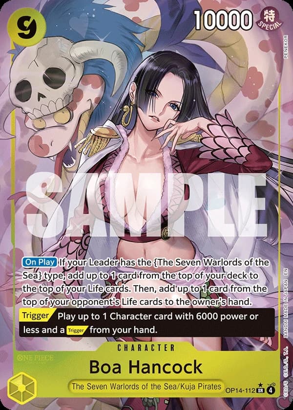 Boa Hancock - OP14-112 (Alternate Art) - The Azure Sea's Seven - Foil - card