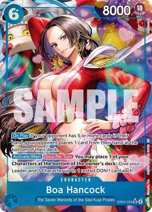 Boa Hancock (Alternate Art) - Extra Booster: One Piece Heroine's Edition - EB03-026 - Foil - card