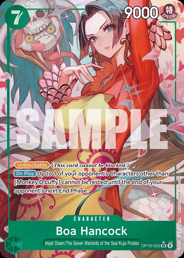 Boa Hancock (Alternate Art) - The Time of Battle - OP16-032 - Foil - card