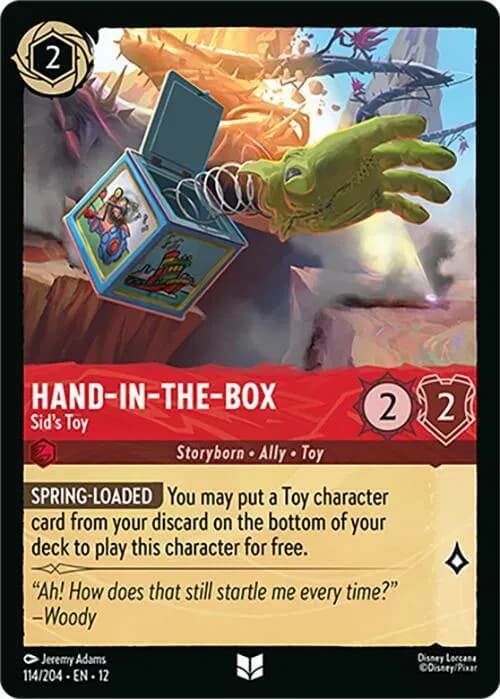 Hand-in-the-Box - Sid's Toy - Wilds Unknown - 114/204 - card