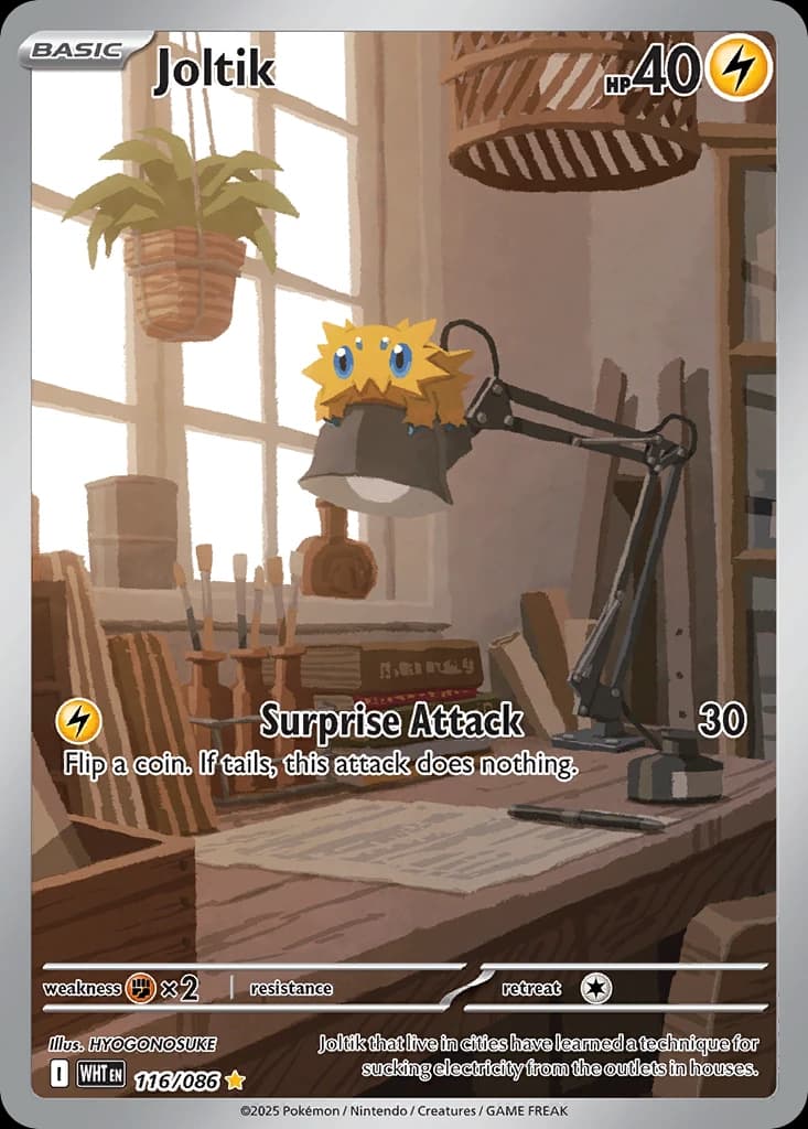 Joltik - White Flare - 116/086 - Holofoil - card