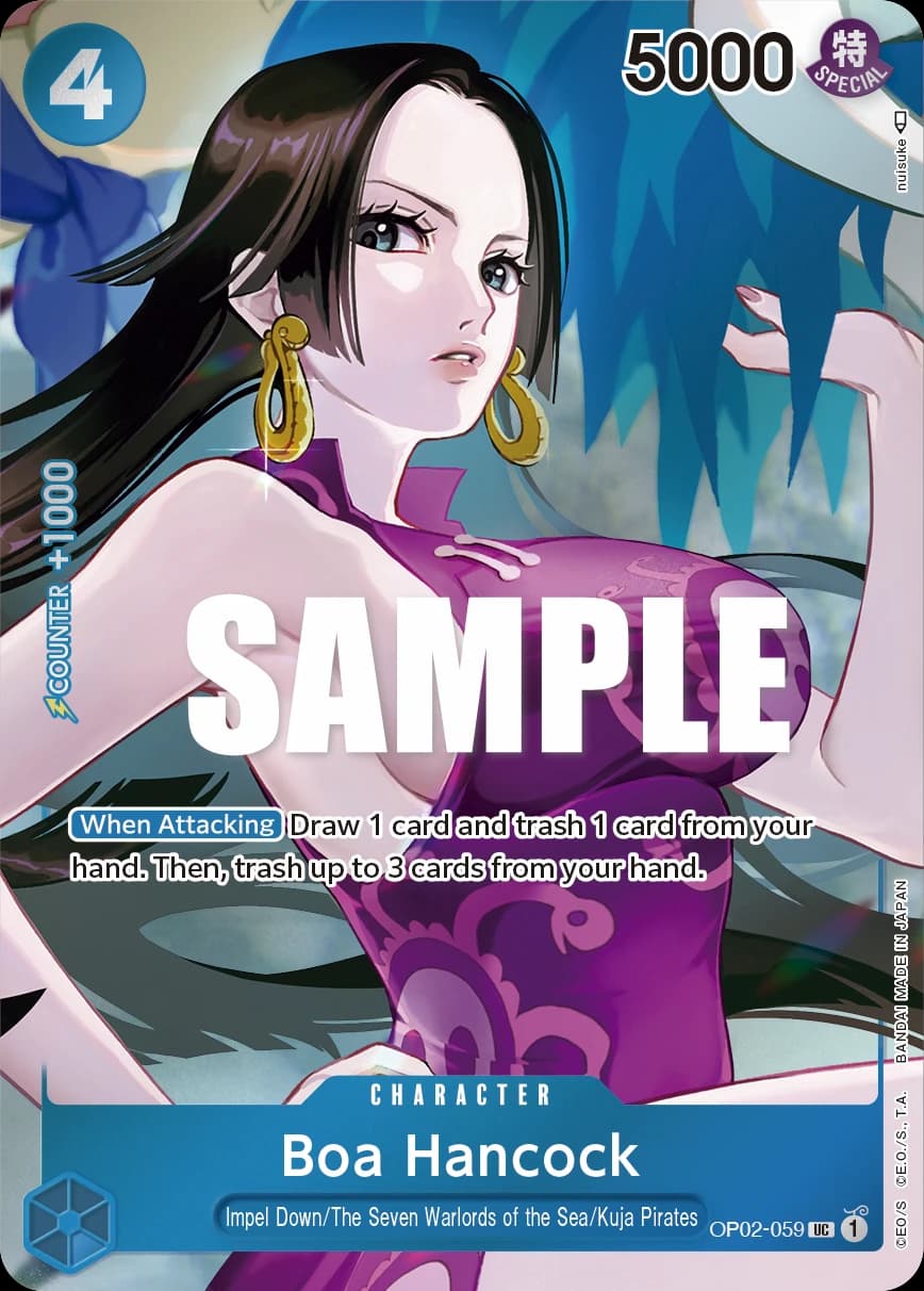 Boa Hancock (Box Topper) - Paramount War - OP02-059 - Foil - card