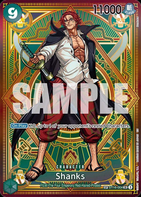 Shanks (SP) - A Fist of Divine Speed - ST16-004 - Foil - card