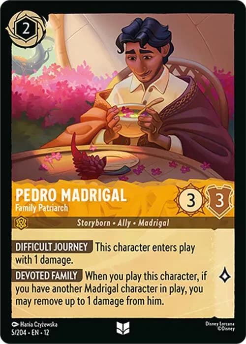 Pedro Madrigal - Family Patriarch - Wilds Unknown - 5/204 - Cold Foil - card