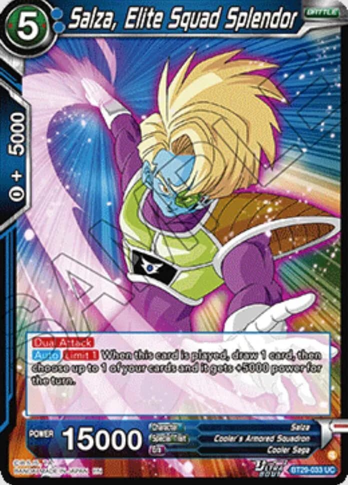 Salza, Elite Squad Splendor - Fearsome Rivals - BT29-033 - card