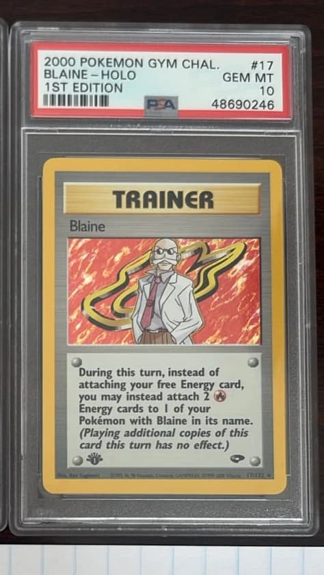 Blaine (17) - 1st Edition PSA 10 graded