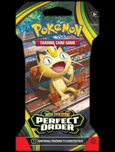 Pokemon TCG: Mega Evolution - Perfect Order Sleeved Booster Pack - Sleeved Booster Pack - sealed product