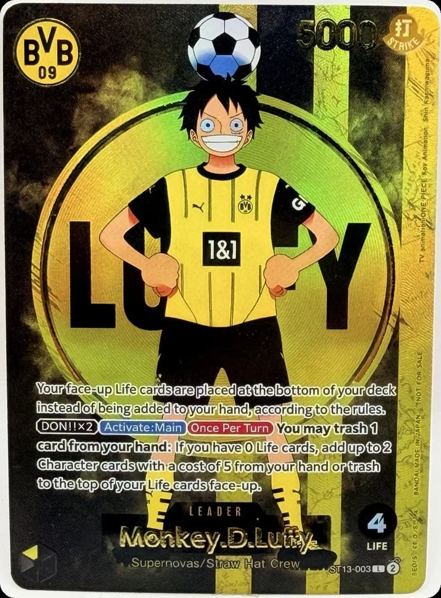 Monkey.D.Luffy (BVB x One Piece Campaign) - One Piece Promotion Cards - ST13-003 - Foil - card