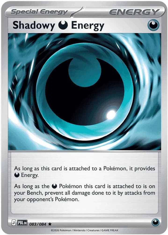Shadowy Darkness Energy - Pitch Black - 083/084 - Reverse Holofoil - card