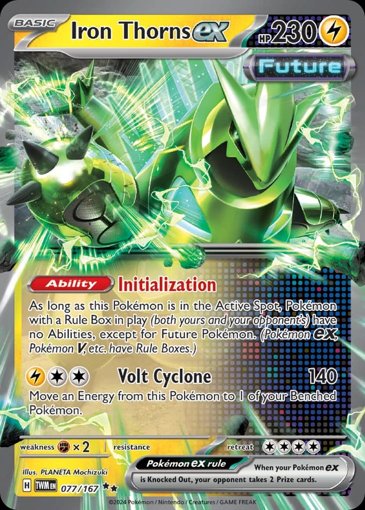 Iron Thorns ex - Twilight Masquerade - 077/167 - Holofoil - card