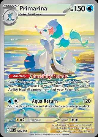 Primarina - Pitch Black - 088/084 - Holofoil - card