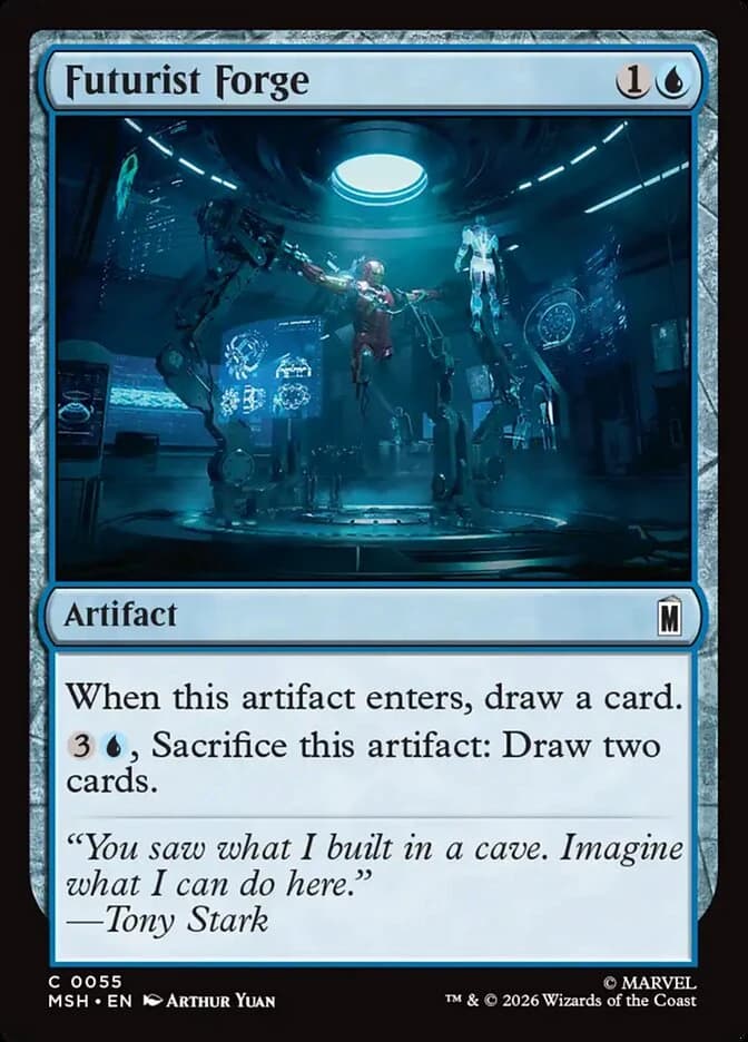 Futurist Forge - Marvel Super Heroes - 55 - card