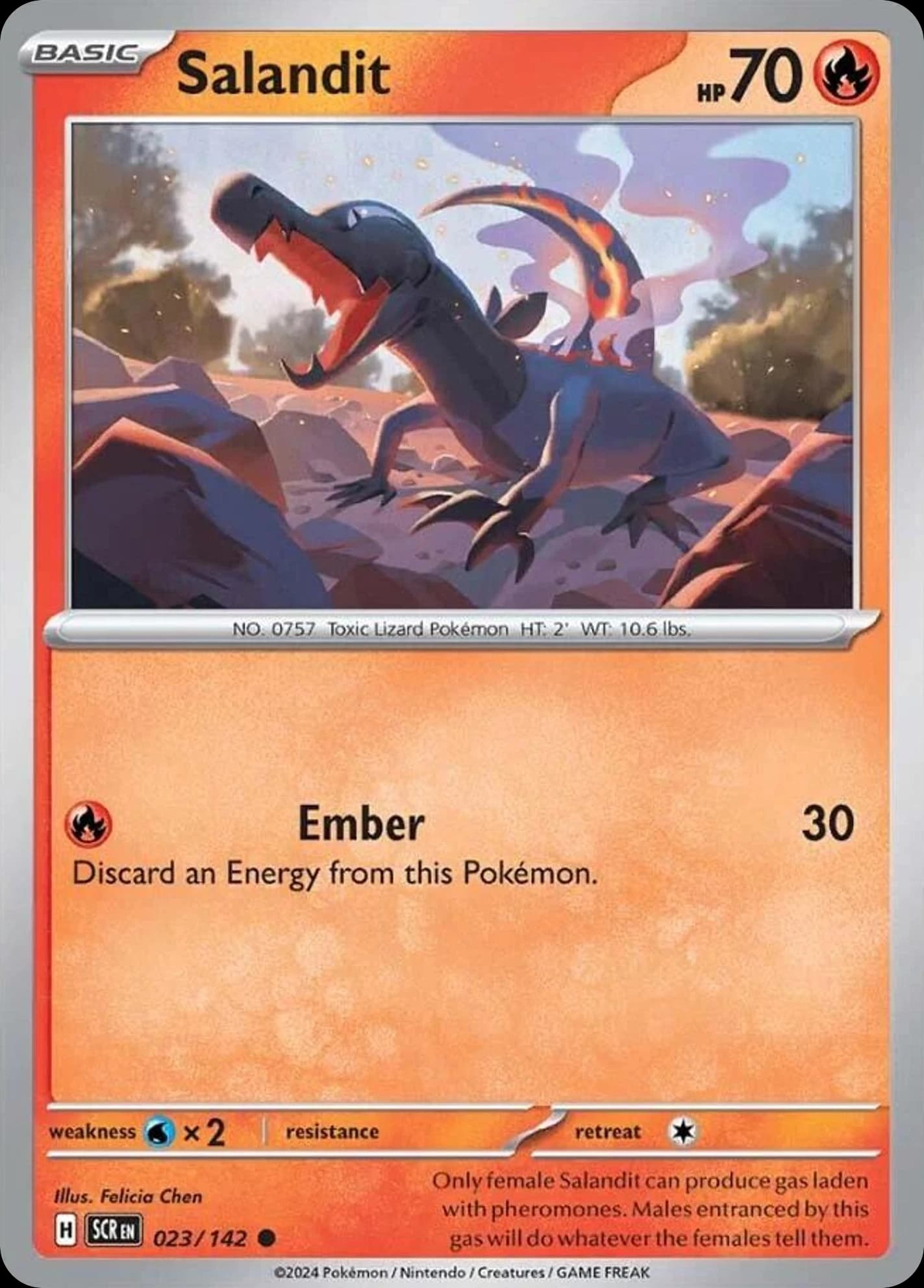 Salandit - Stellar Crown - 023/142 - card
