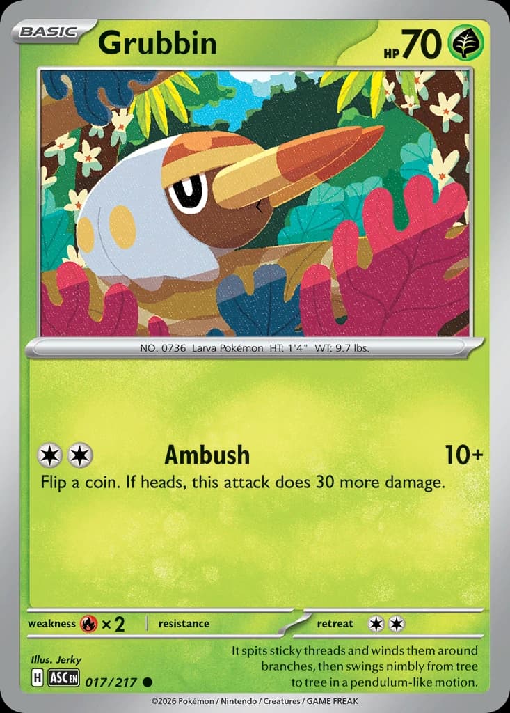 Grubbin - Ascended Heroes - 017/217 - card