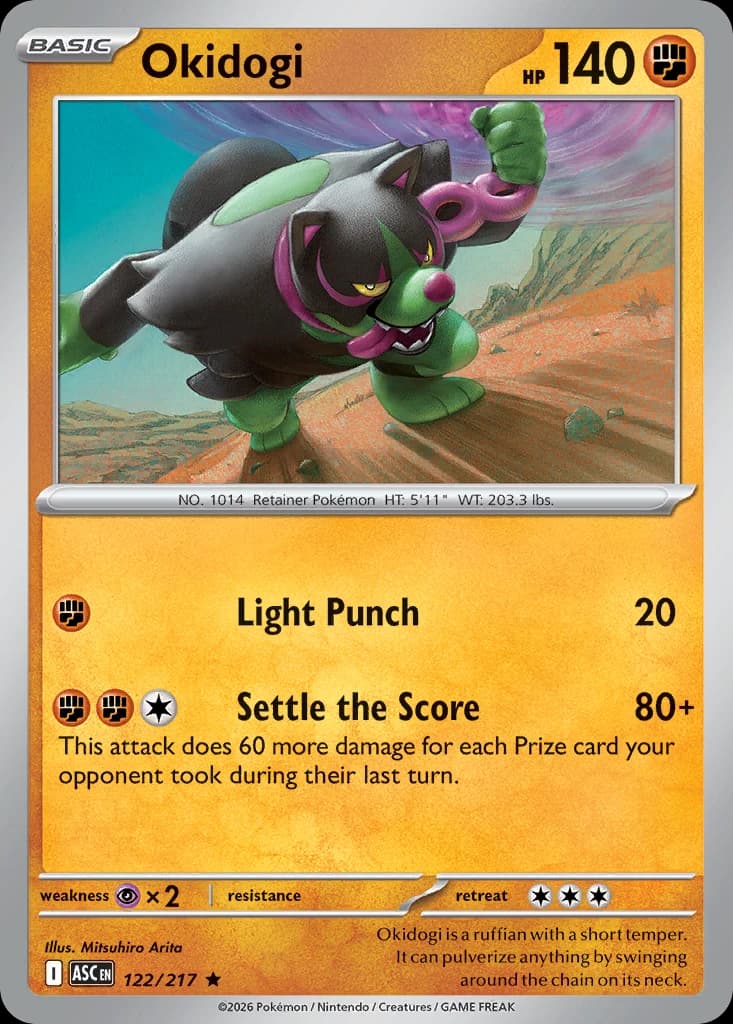 Okidogi - Ascended Heroes - 122/217 - Holofoil - card