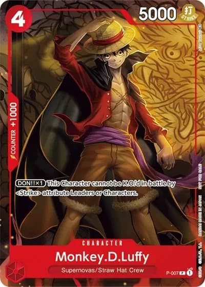 Monkey.D.Luffy - P-007 (Tournament Pack Vol. 1) - One Piece Promotion Cards - card
