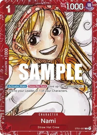 Nami (Premium Card Collection -ONE PIECE FILM RED Edition-) - One Piece Promotion Cards - ST01-007 - Foil - card