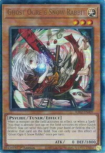 Ghost Ogre & Snow Rabbit (Alternate Art) (PUR) - 25th Anniversary Rarity Collection II - RA02-EN009 - 1st Edition - card