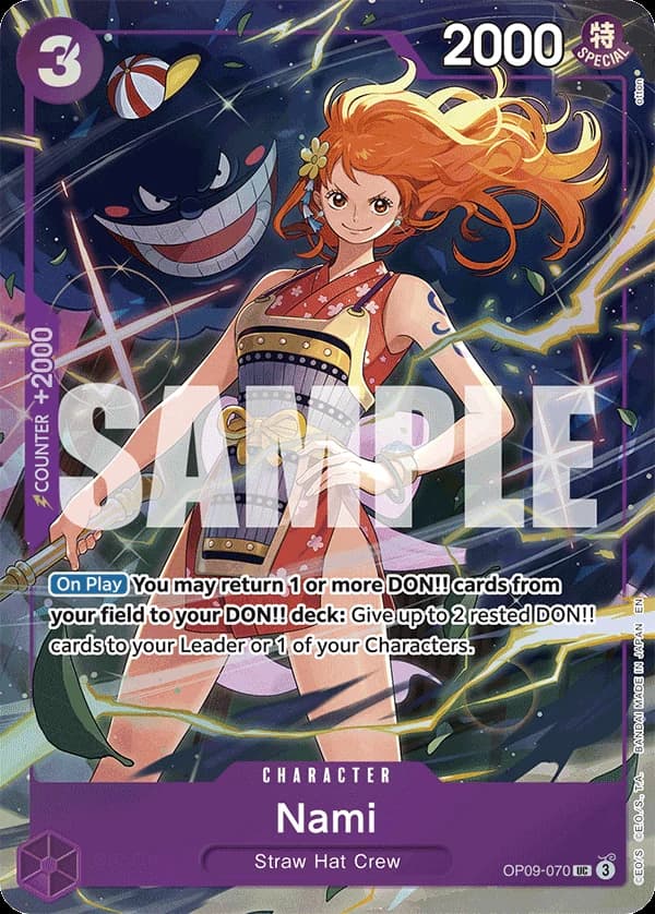 Nami (Premium Card Collection -Best Selection Vol. 4-) - One Piece Promotion Cards - OP09-070 - Foil - card