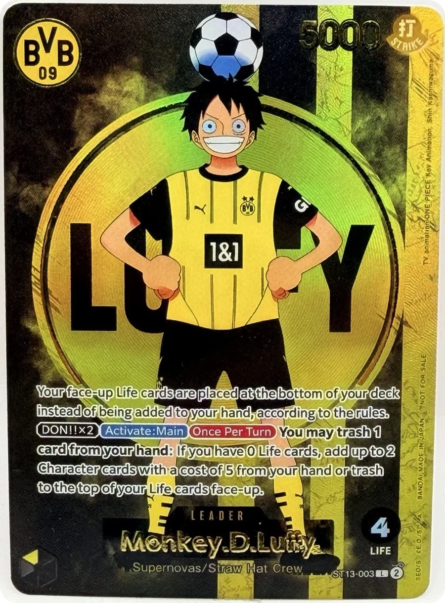 Monkey.D.Luffy (BVB x One Piece Campaign) - One Piece Promotion Cards - ST13-003 - Foil - card