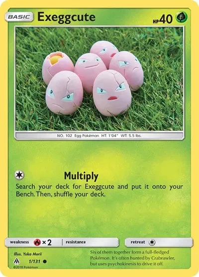Exeggcute - Forbidden Light - 1 - card