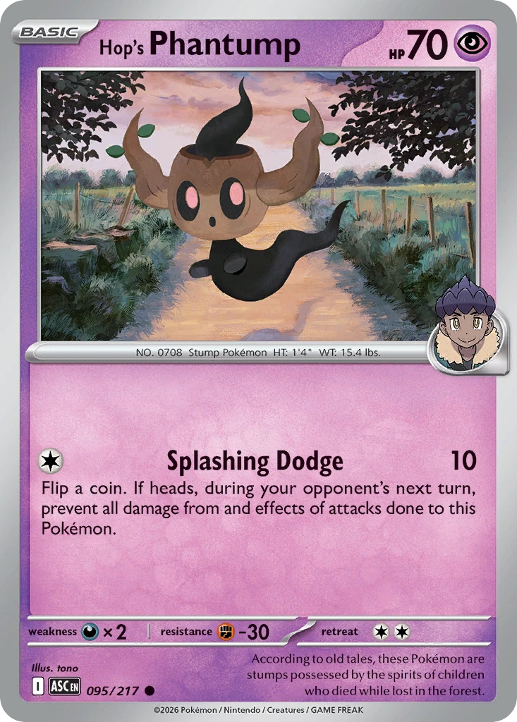 Hop's Phantump - Ascended Heroes - 095/217 - card