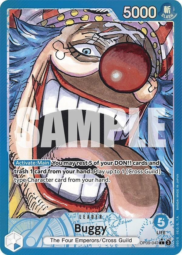 Buggy (042) (Parallel) - Emperors in the New World - OP09-042 - Foil - card