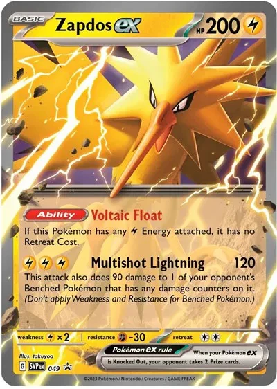 Zapdos ex - Scarlet & Violet Promo - 049 - Holofoil - card