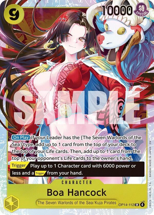 Boa Hancock - OP14-112 - The Azure Sea's Seven - Foil - card