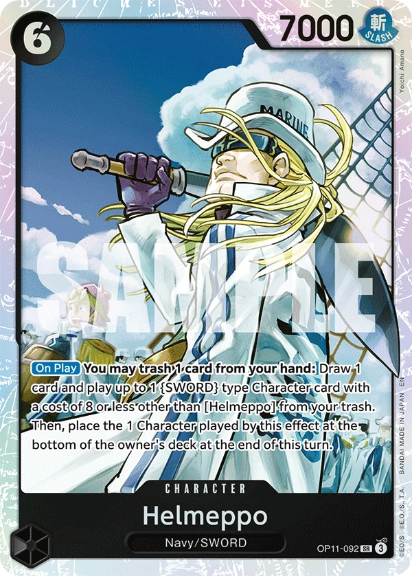Helmeppo - A Fist of Divine Speed - OP11-092 - Foil - card