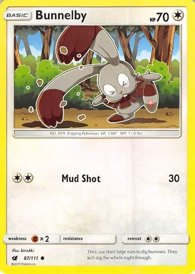 Bunnelby - Crimson Invasion - 87/111 - card