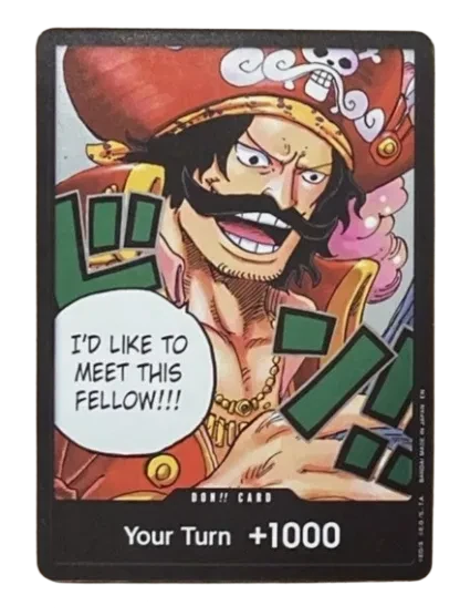 DON!! Card (Gol.D.Roger) - Carrying On His Will - Foil - card